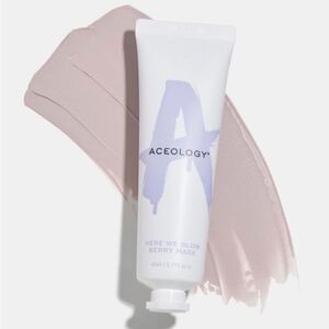 ⛄️ ACEOLOGY Here We Glow berry face mask 65ml new in box NIB